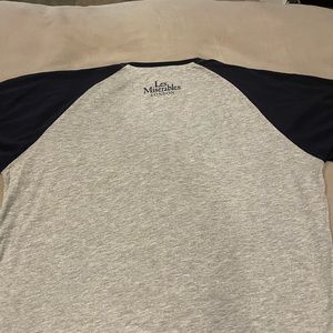 Navy and gray long sleeve shirt Les Miserables Men Large— never worn.London show